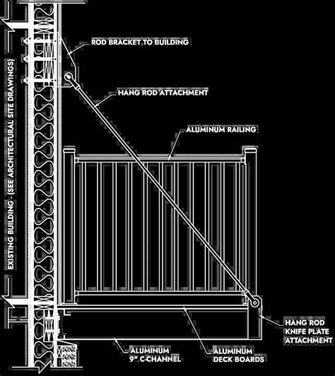 engineered metal balcony brackets|prefabricated balcony.